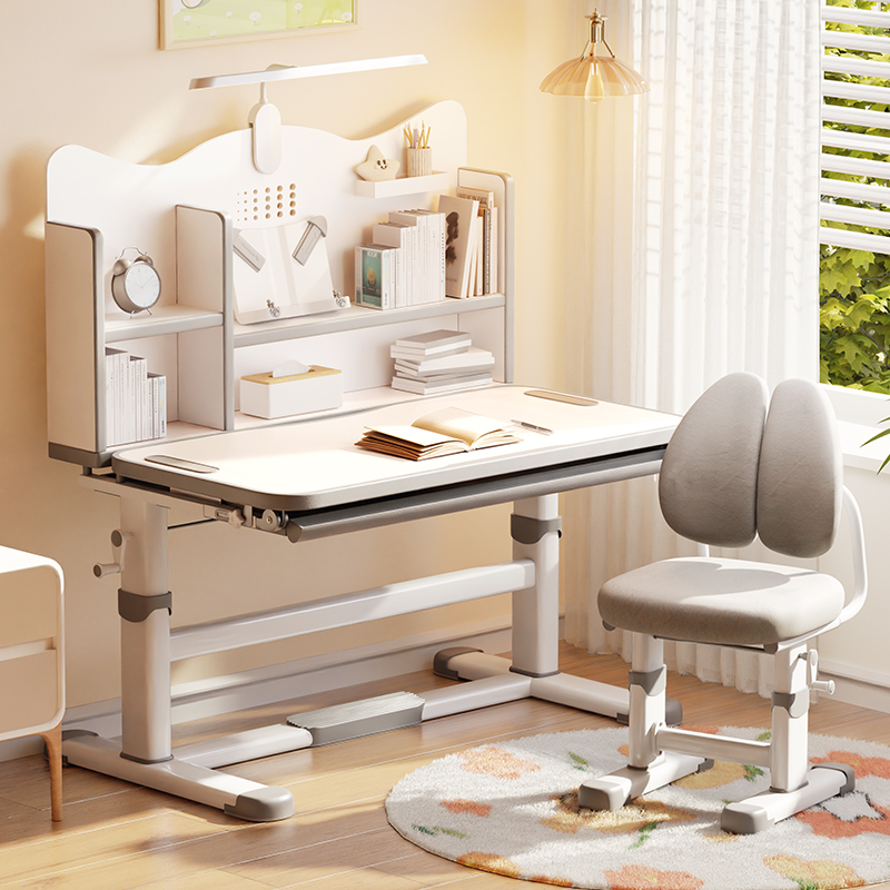 儿童学习桌可升降桌椅套装