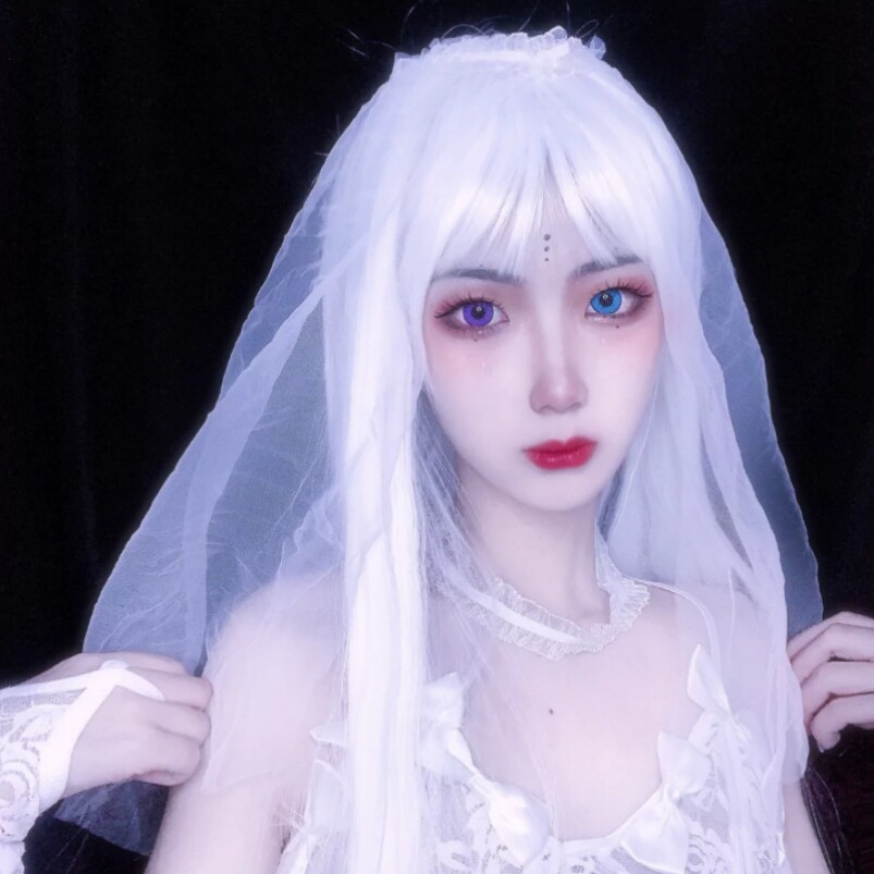 cosplay动漫 假发女空气刘海长直发变装道具男女假发厂家新款