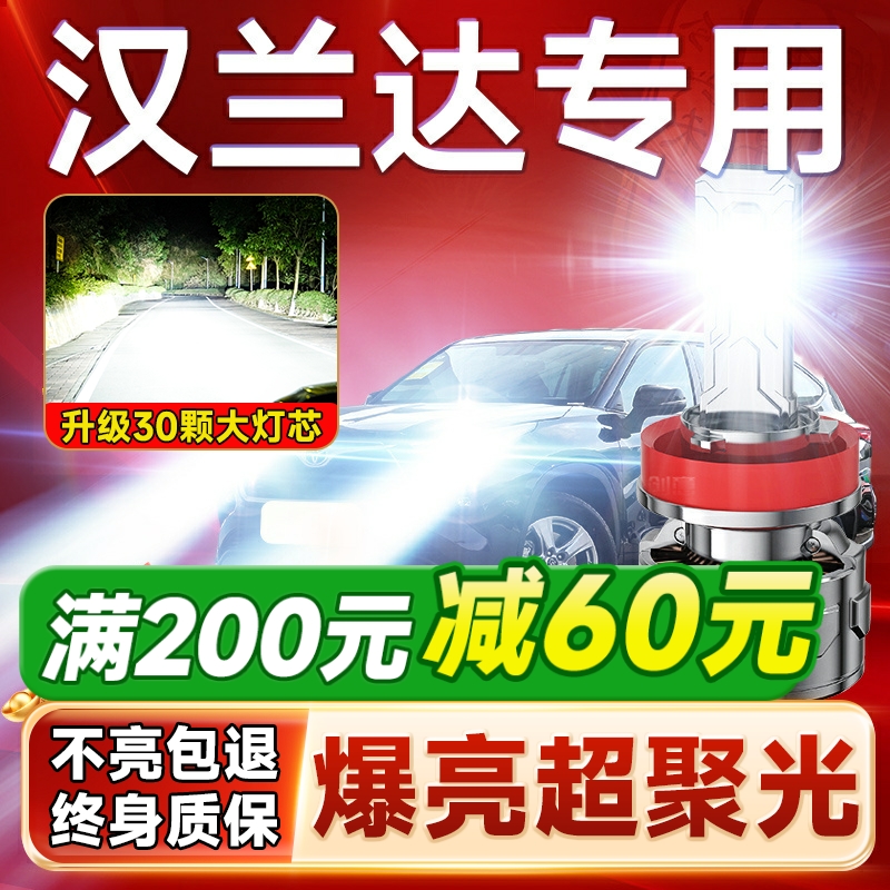 【限时伴价】超亮激光Led大灯