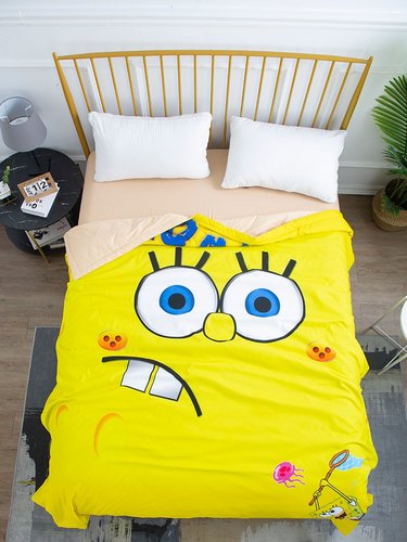 海绵宝宝被子价格 海绵宝宝被子图片 星期三