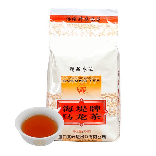海堤中茶精品水仙XT707乌龙茶简装袋装500克武夷岩茶滋味浓醇正品