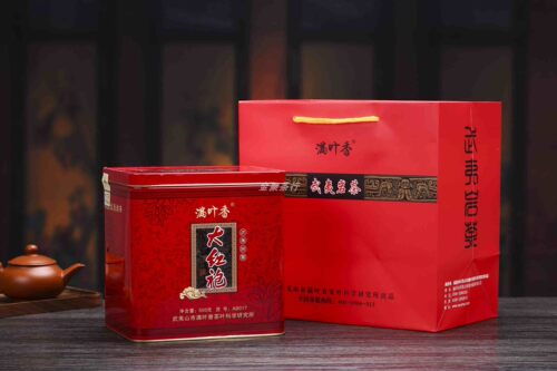 满叶香大红袍AB017 一级大红袍乌龙茶500克/1罐 装武夷岩茶叶正品