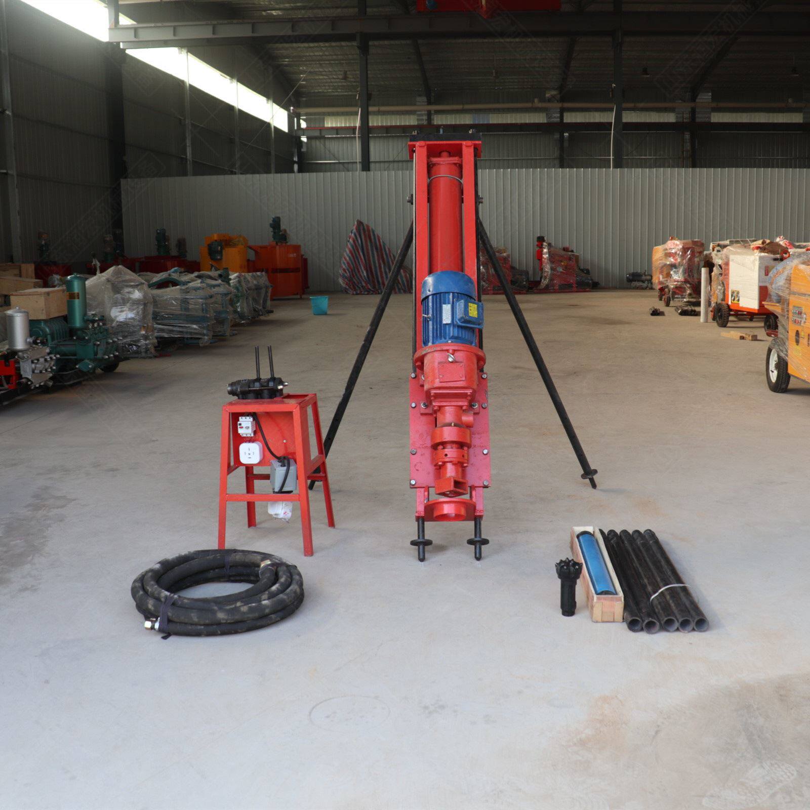 矿用气动潜孔钻机 kqd全气动潜孔钻打孔机 炮眼破碎钻孔机