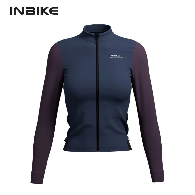 INBIKE Winter Women's Cycling Jersey Long-Sleeved Fleece War