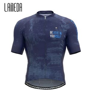 LAMEDA Cycling Jersey Short Sleeve for Men Breathable Bicycl