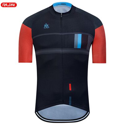 Raudax Men Downhill Jerseys Summer MTB Bike Shirts Offroad c