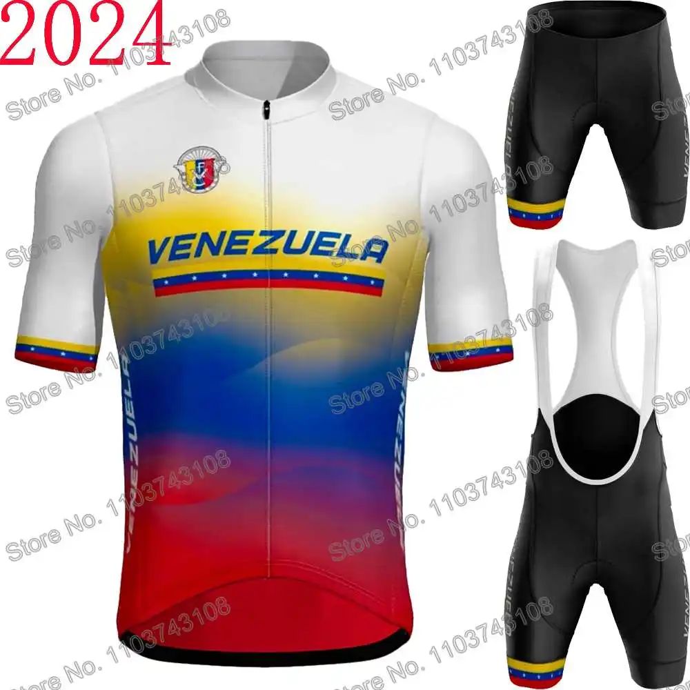 Venezuela National Team 2024 Cycling Jersey Men's Set Summer