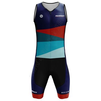 World Triathlon Men's Trisuit Sleeveless Skinsuit Clothing S