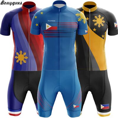 Philippines Cycling Jersey Set Maillot Ciclismo Hombre Men S