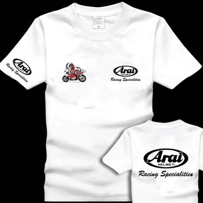 Motorcycle, locomotive racing, short-sleeved modified T-shir