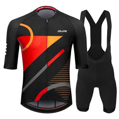 Raudax Men Summer Cycling Clothing Sets Breathable Mountain