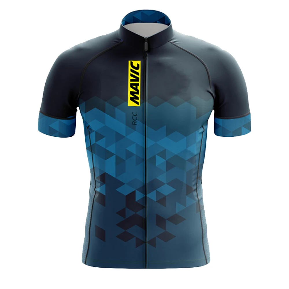 RCC MAVIC Short Sleeve Cycling Jersey Men 2025 Summer Road B