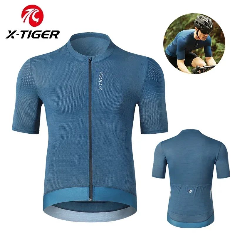 X-TIGER Summer Cycling Jersey Men Breathable Cycling Short S