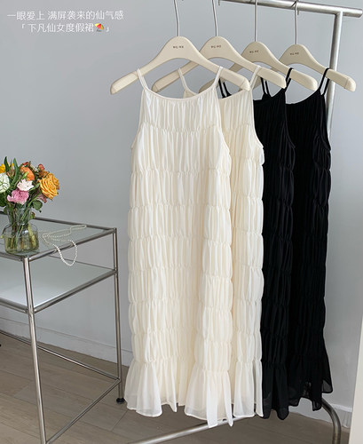 三亚海边度假仙女连衣裙薄款