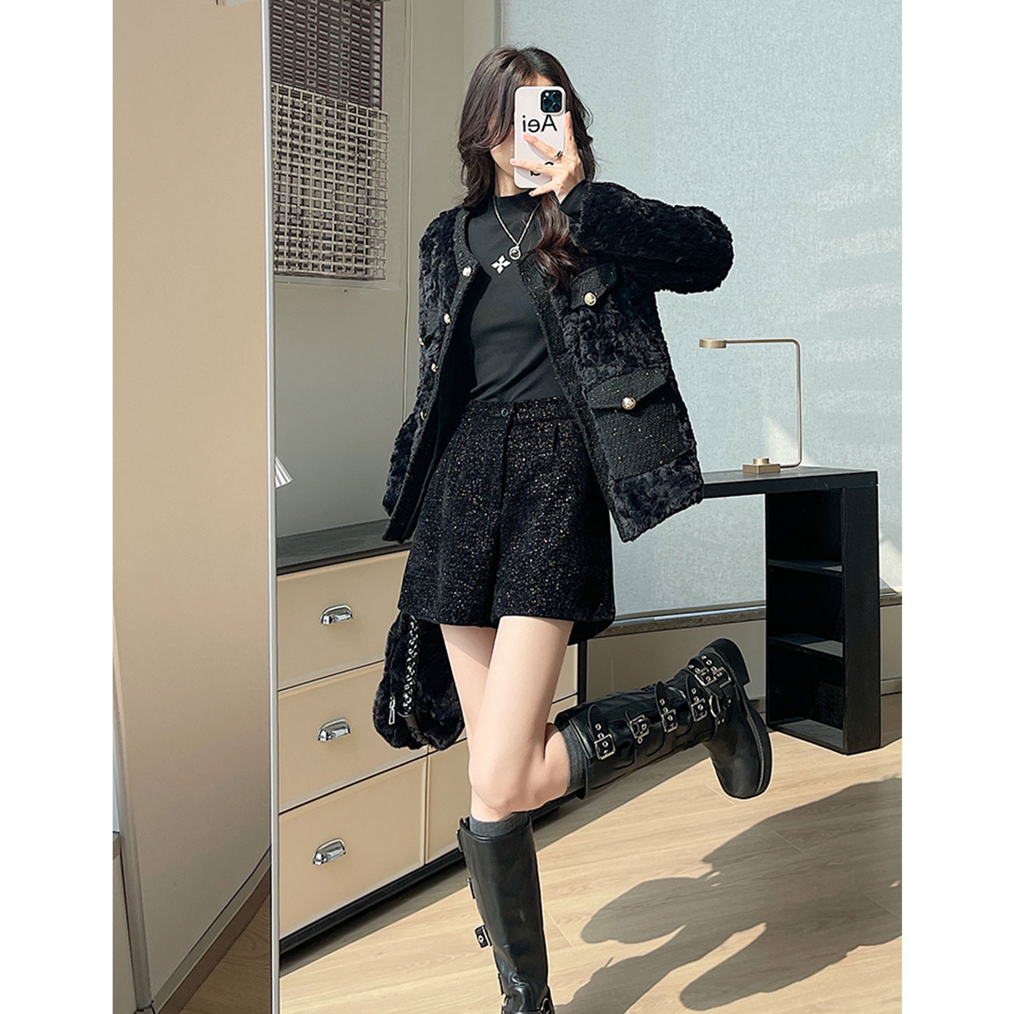 【赠运费险】财阀千金小香风短裤