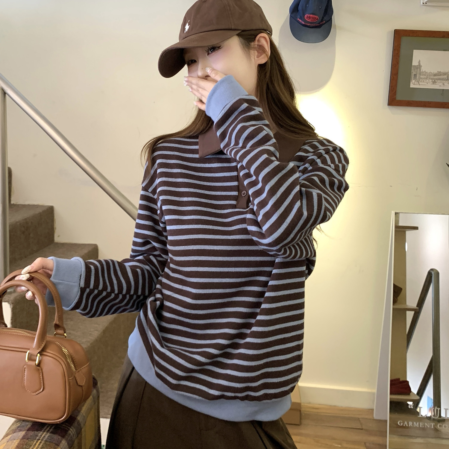 长袖t恤女保暖内搭可外穿打底衫