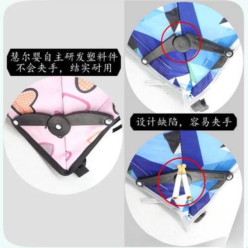 婴儿推车遮阳伞棚宝宝儿童防藤推车雨罩伞车遮阳罩防晒扁管遮阳棚