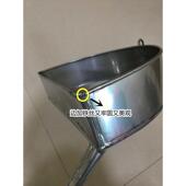 不锈钢汽车货车加油漏斗工业带过滤网家用特大号专用铁油漏子30