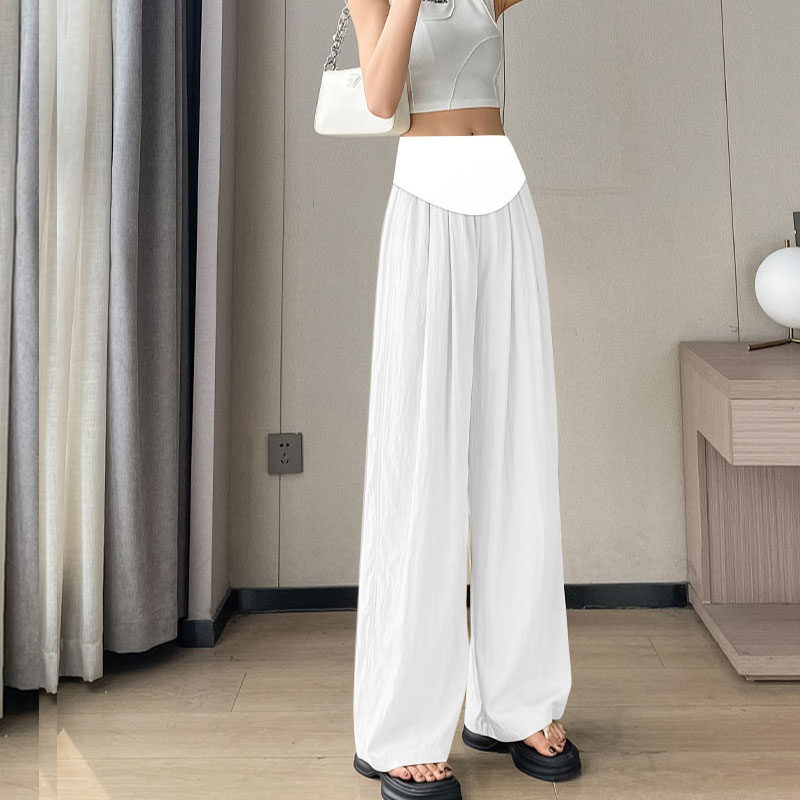 孕妇裤夏季薄款外穿高腰垂感休闲宽松大码直筒加长白色直筒阔腿裤,孕妇装/孕产妇用品/营养,孕妇休闲裤,淘宝优惠券,粉丝福利购,淘宝优惠卷