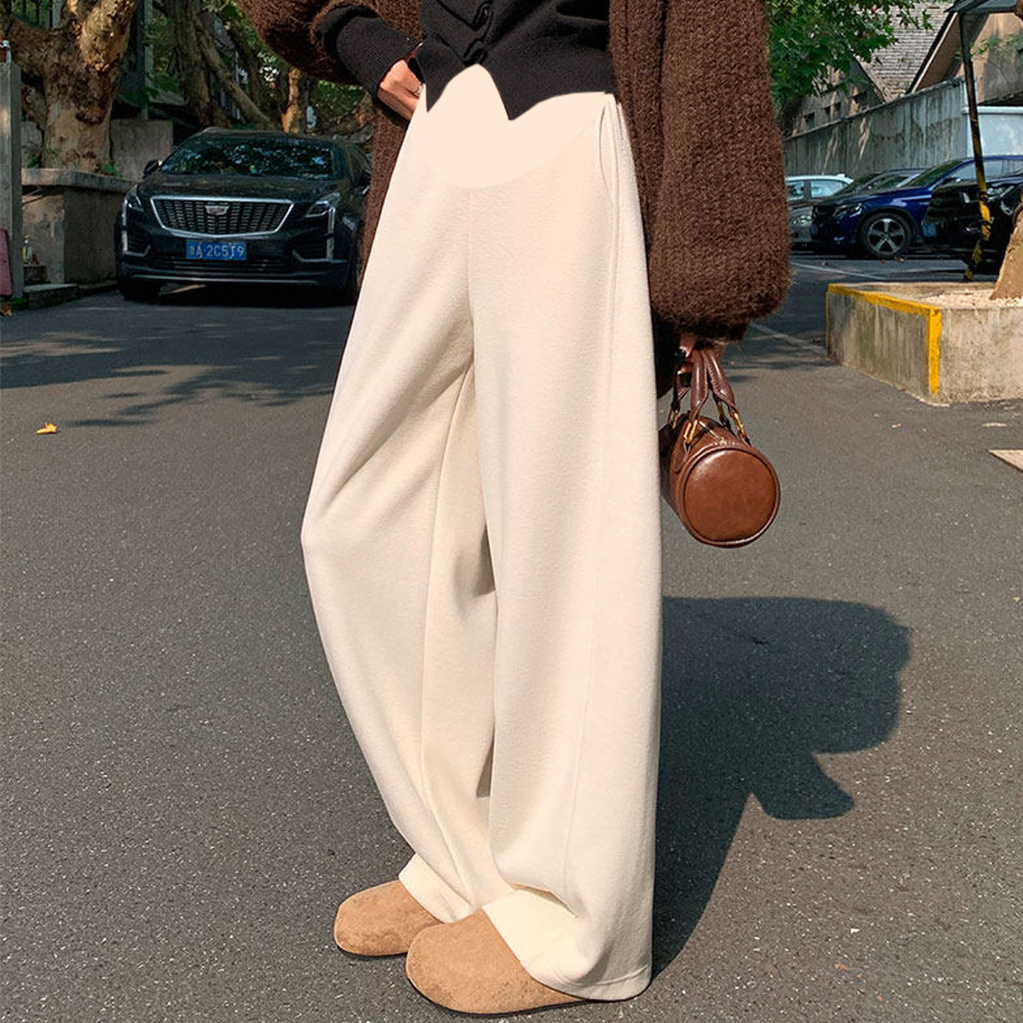 大码孕妇阔腿裤秋冬新品加绒加厚垂感糯米裤高腰宽松直筒弯刀长裤,孕妇装/孕产妇用品/营养,孕妇休闲裤,淘宝优惠券,粉丝福利购,淘宝优惠卷