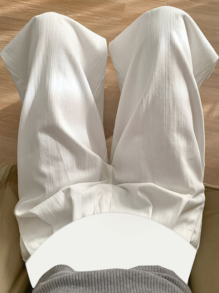 孕妇裤子春秋外穿时尚大码宽松白色高腰垂感老钱风直筒加长休闲裤,孕妇装/孕产妇用品/营养,孕妇休闲裤,淘宝优惠券,粉丝福利购,淘宝优惠卷