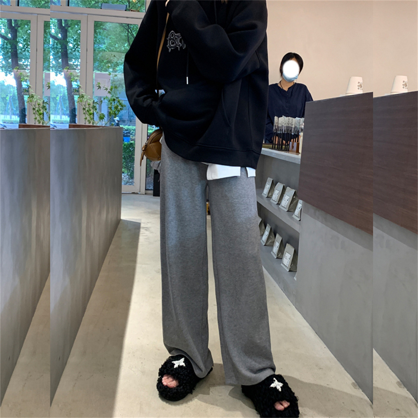 丝滑细腻孕妇裤春秋新品细坑条大码垂感阔腿裤休闲高腰托腹针织裤,孕妇装/孕产妇用品/营养,孕妇休闲裤,淘宝优惠券,粉丝福利购,淘宝优惠卷