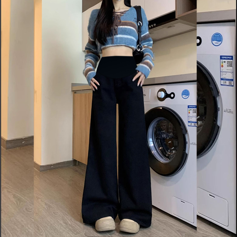 文辰孕妇裤阔腿喇叭裤