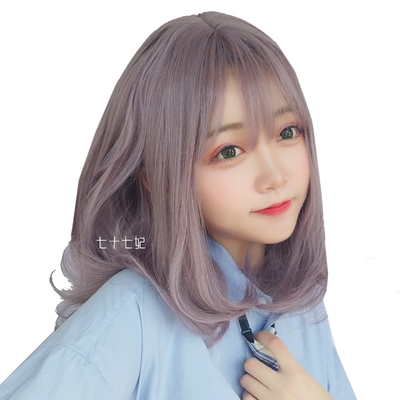 七十七软妹系短假发学生女短卷发长发直发锁骨发型女