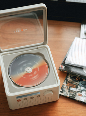 Syitren/赛塔林R200 CD播放机双向蓝牙复古怀旧ins高颜值送礼音箱