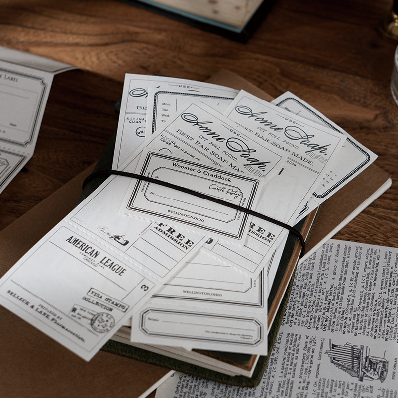 残页信集系列便签本简约复古