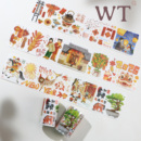 传统手帐特油胶带 模切马年主题春节新年中式 WT原创胶带 驷时如意