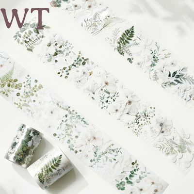 WT正品手帐胶带和纸PET花朵设计