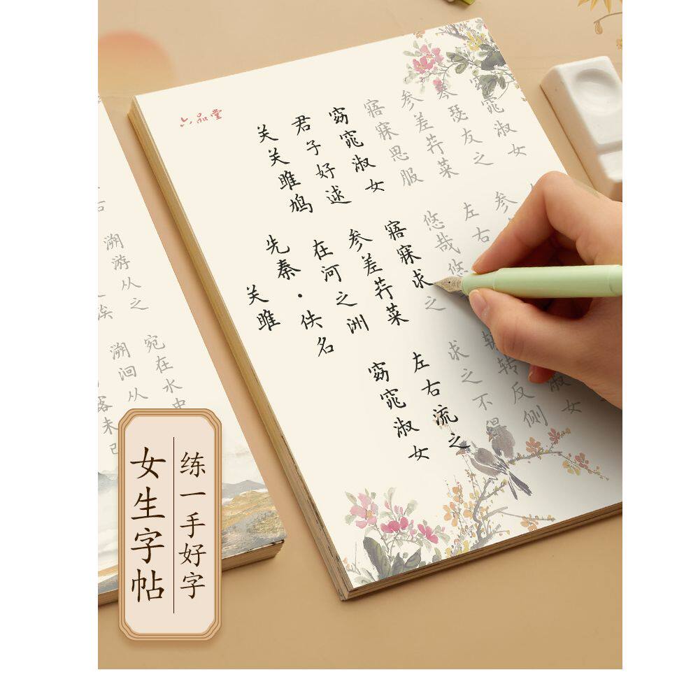 六品堂楷书字帖簪花小楷成人男生女生硬笔书法练字钢笔临摹练字帖