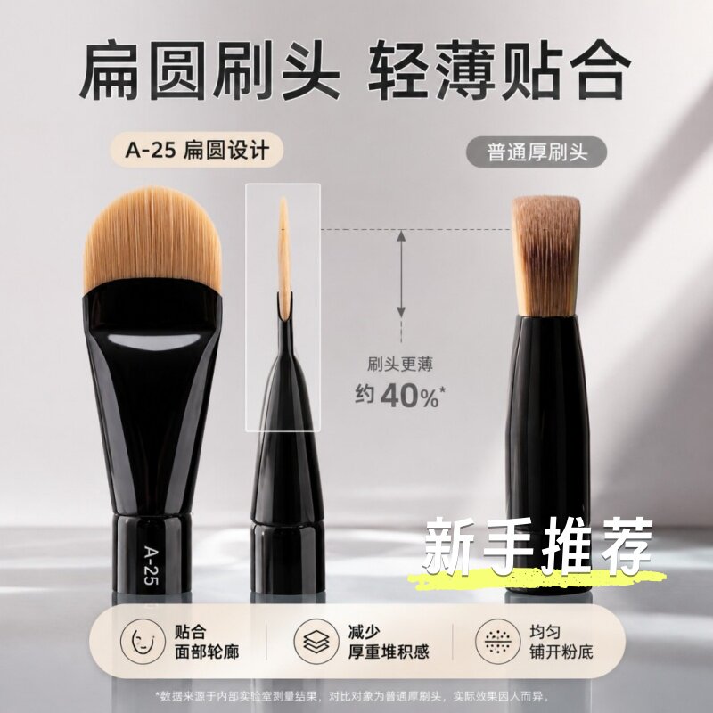 粉底刷不吃粉无痕超薄便携图片