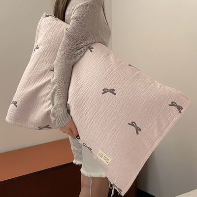 韩式纱布枕巾纯棉一对装家用2025新款成人全棉高档枕头巾四季通用