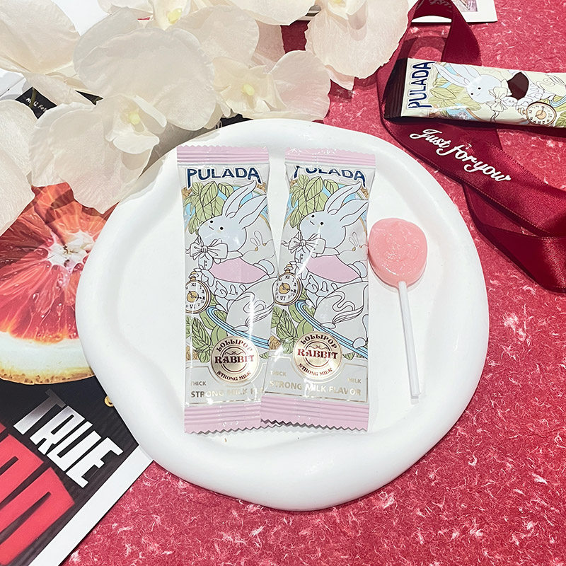 PULADA朴拉达小兔棒棒糖原味草莓味结婚喜糖休闲零食伴手礼散装,零食/坚果/特产,棒棒糖,淘宝优惠券,粉丝福利购,淘宝优惠卷