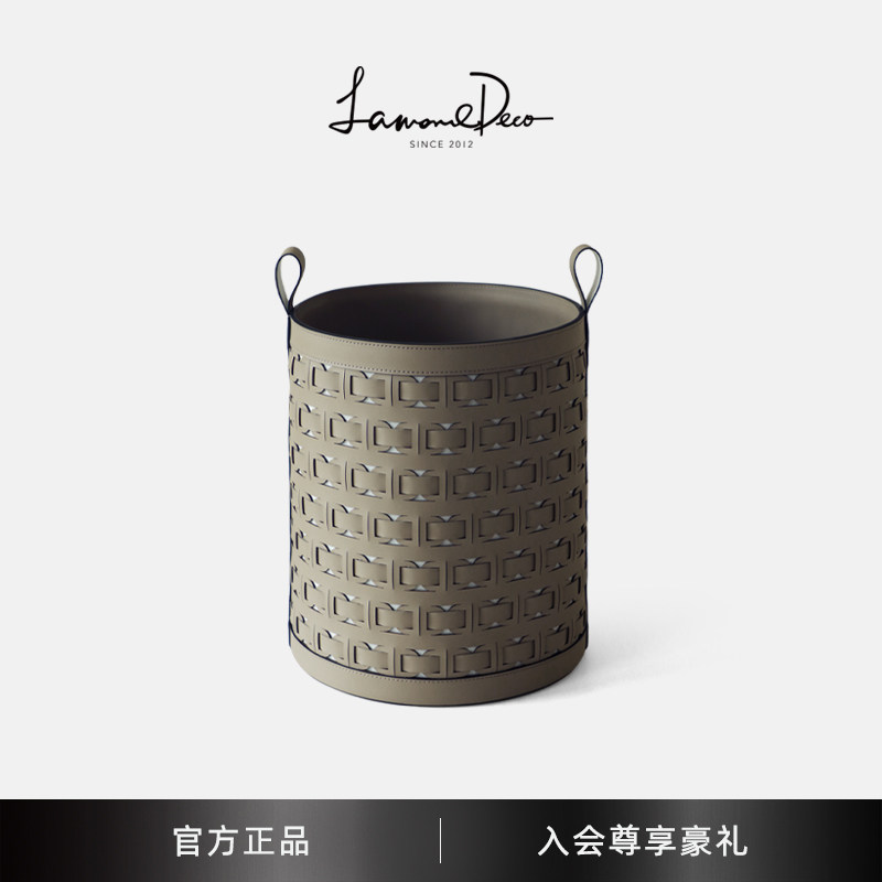 LamomeDeco家用脏衣篓高颜值轻奢皮革脏衣篮收纳筐大容量特大号,收纳整理,脏衣篮,淘宝优惠券,粉丝福利购,淘宝优惠卷