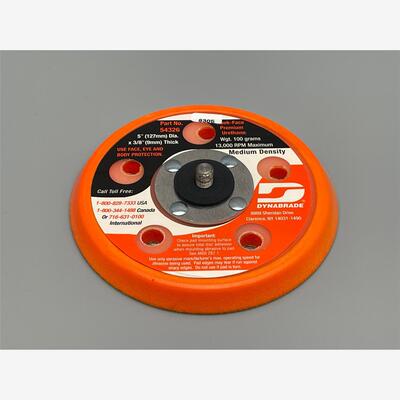 美国丹纳布雷DYNABRADE工业级气动打磨机5寸5孔绒扣托盘底盘54326