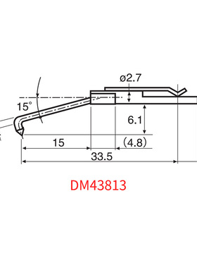 日本ACCRETECH东京精密测针侧头粗糙度仪测定子DM43812 DM43815