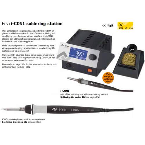 德国 ERSA 埃莎 0102CDLF50 一字凿型烙铁头 适用 I-CON1 电焊台 - 封面
