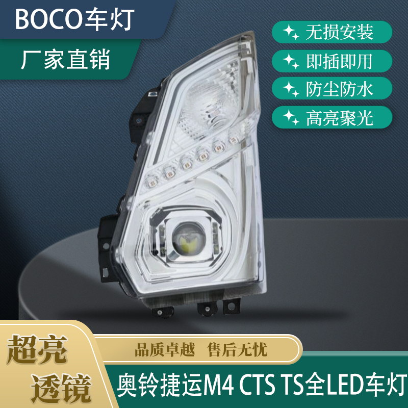 bocoLED大灯高亮聚光无损安装