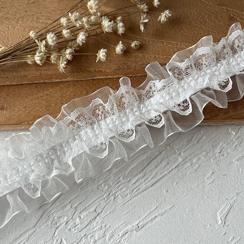 Lolita双层压褶弹力松紧蕾丝花边娃娃衣服辅料手工diy袖口装饰黑,纺织面料/辅料/配套,服装花边,淘宝优惠券,粉丝福利购,淘宝优惠卷