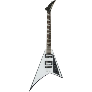 Jackson杰克逊JS 系列 Rhoads JS32T,白色搭配黑色边燕尾电吉他