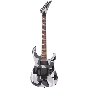 印尼产Jackson杰克逊X系列SLX DX Camo冬季迷彩色摇滚双摇电吉他