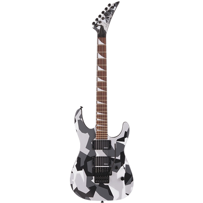 印尼产Jackson杰克逊X系列SLX DX Camo冬季迷彩色摇滚双摇电吉他