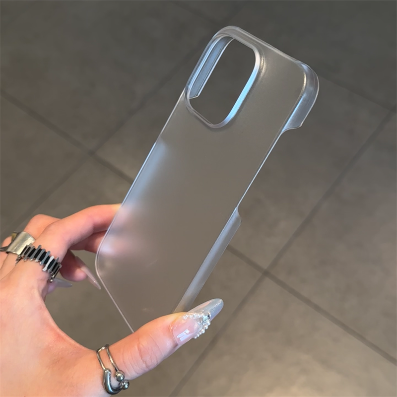 超薄磨砂适用苹果15promax手机壳新款iPhone16半包硬壳14pro简约半透明13高级感12防摔11抖音爆款x男女款plus