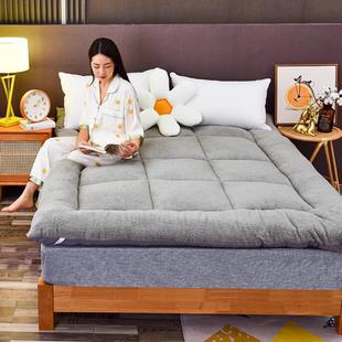 加绒床垫软垫家用榻榻米冬季 加厚保暖床褥垫学生宿舍单人褥子垫被