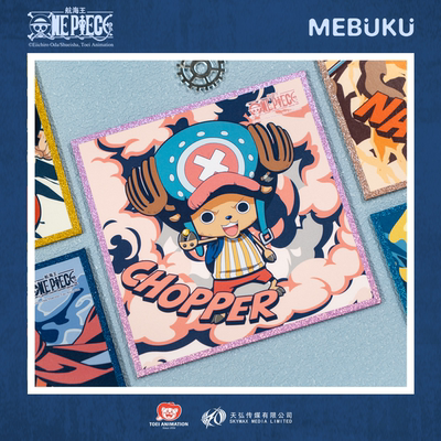 MEBUKU ONE PIECE航海王周边单色台卡色纸乔巴草帽店同款乔巴奈美
