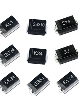 贴片肖特基二极管SS14 SS310 SS34 SS54 SS56B B340A DSK34 DSS14