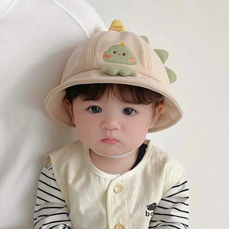 宝宝帽子春秋冬婆儿渔夫帽可爱超萌卡通小月龄婴幼儿外出一岁盆帽